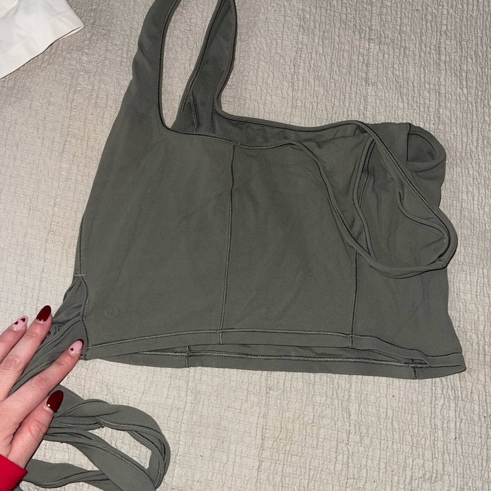Lululemon Athletica Olive Tank Top